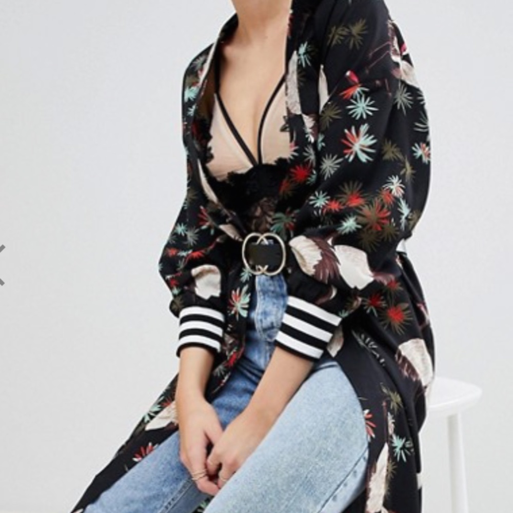 PrettyLittleThing Printed Kimono